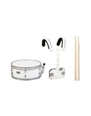 PREMIER Olympic 615055W White Ταμπούρο Παρέλασης 14'' x 5.5" με Εξάρτηση και Μπαγκέτες
