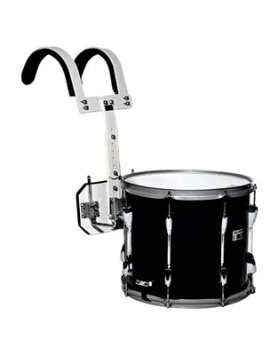 PREMIER Olympic 61512BK Black Ταμπούρο Παρέλασης 14'' x 12" με Εξάρτηση και Μπαγκέτες