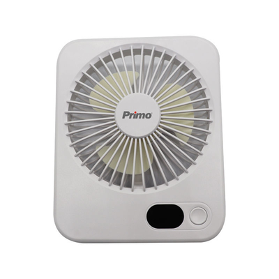 Primo Ανεμιστήρας Mini PRMF-80692 5'' 12.5cm Λευκός Επαναφορτιζόμενος