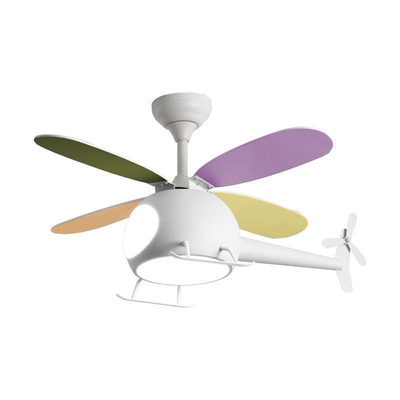 Primo Ανεμιστήρας Οροφής Helicopter PRCF-80679 Primo Kids Series DC 98εκ. Με Τηλεχειριστήριο LED 4Φτερά Λευκός