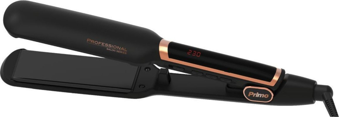 Primo Ισιωτική μαλλιών PRHS-40254 "Professional Salon Series" Digital Μεγάλη κεραμική πλάκα 45X110mm Μαύρη-Rose gold