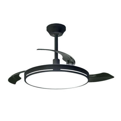 Primo Prcf-80681 Ανεμιστήρας Οροφής 106cm με Φως και Τηλεχειριστήριο Μαύρος