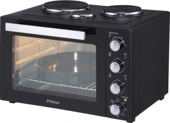 Primo PREO-40253 Με 3 Εστίες 50L Με λειτουργία αέρα Μαύρο