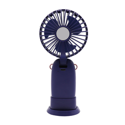 Primo PRMF-80696 Ανεμιστήρας Mini 3.5'' 9cm Μπλέ Επαναφορτιζόμενος