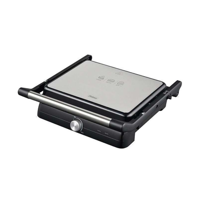 Primo PRPG-40494 Ψηστιέρα Panini  Κεραμικές πλάκες "Marble" 2000W Μαύρη-Inox