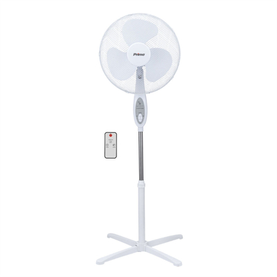Primo PRSF-80625 Ανεμιστήρας Ορθοστάτης 16'' 40εκ. Λευκός με R/C.