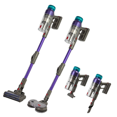 Primo PRVC-40507  Σκούπα επαναφορτιζόμενη Apollo Aqua Flex 3σε1 29.6V BLDC μοτέρ Γκρι-Μωβ
