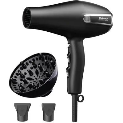 Primo  Σεσουάρ PRHD-40477 2200W AC Με λειτουργία ιονισμού και κρύο αέρα Μαύρο