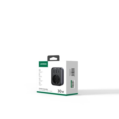 Πρίζα Ασφαλείας GaN 30W UGREEN CD314 90613 με 3 Θέσεις Φόρτισης