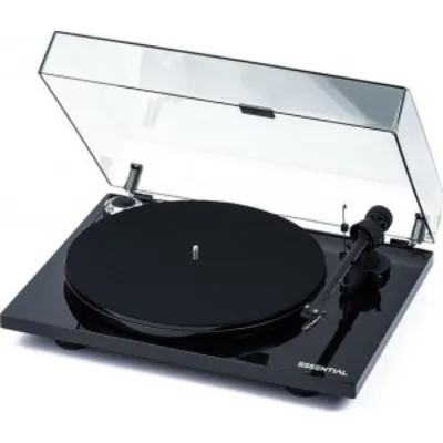 PRO-JECT ESSENTIAL III Highgloss Black + Ortofon OM 10E