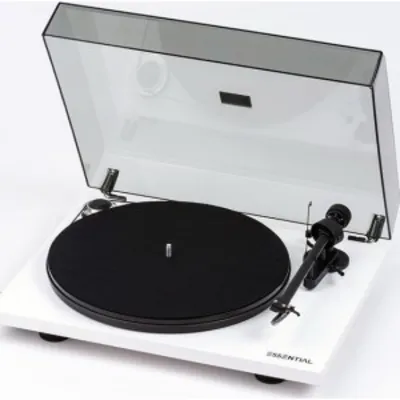 PRO-JECT ESSENTIAL III Highgloss White + Ortofon OM 10E