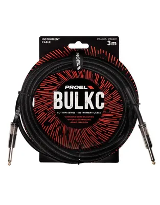 PROEL BULK-100-CLU-3 BK Καλώδιο Καρφί-Καρφί 3m