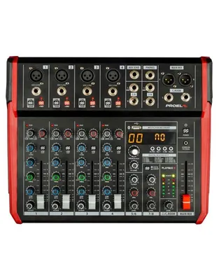 PROEL Playmix8 Κονσόλα 4 Mic-2 ST USB Βluetooth