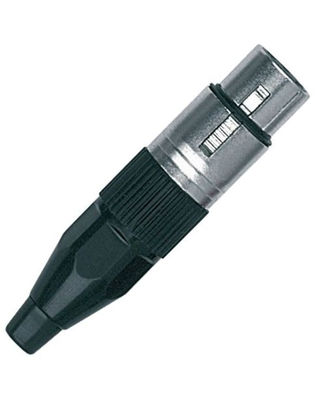 PROEL XLR-3FABK XLR-3 Θηλυκό Μαύρο Καλωδίου
