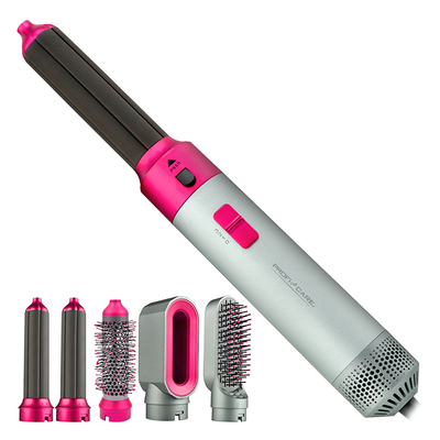 PROFI-CARE PC-HAS 3132 GREY-PINK Συσκευή φορμαρίσματος μαλλιών με θερμό αέρα, σε γκρι/ροζ χρώμα.