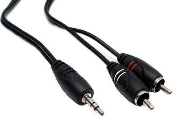 Prolink Audio Cable 3.5mm male - 2x RCA male 10m PL103-1000