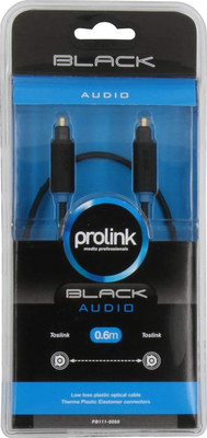 Prolink Optical Audio Cable TOS male - TOS male Μαύρο 1.5m (PB111-0150)
