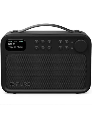 PURE Bloom Black Φορητό Αδιάβροχο Ραδιόφωνο με FM/DAB+ και Bluetooth