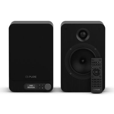 PURE Classic Active Bluetooth Ηχεία με Ραδιόφωνο FM/ DAB+,HDMI/OPTICAL/AUX, Μαύρο