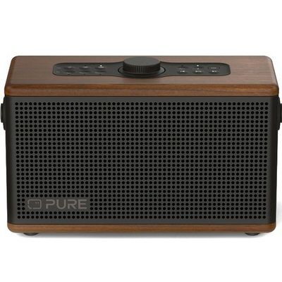 PURE CLASSIC AURA Φορητό Ηχείο Bluetooth Coffee Brown/Walnut