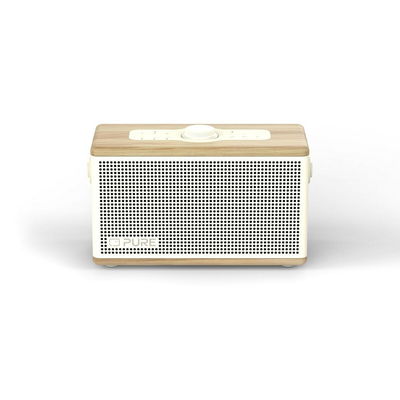 PURE CLASSIC AURA Φορητό Ηχείο Bluetooth Cotton White/Oak
