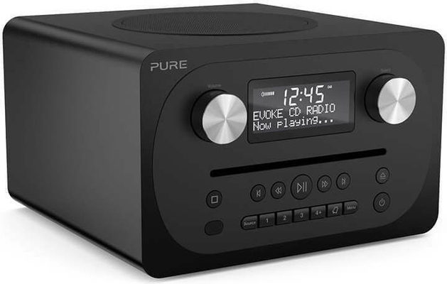 PURE Evoke C-D4 Mini Hχοσύστημα, Mαύρο 151080