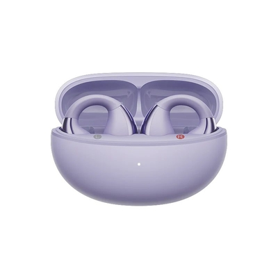 QCY Crossky C30 Purple (QT33) Open Ear TPU Earclip, Bass Enhance Algo. BT 5.4 Dual Connection Earbud
