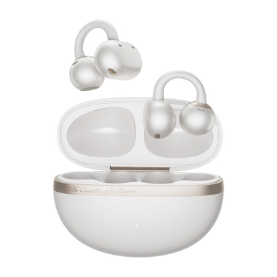 QCY Crossky C50 White (CT06) Open Ear Earclip, BT 6.0, IPX5 waterproof, 35h