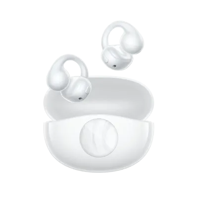 QCY Crossky C50i White (CT12) Hi Rez LDAC Open Ear Earclip, BT 6.0, IPX5 waterproof, 42h