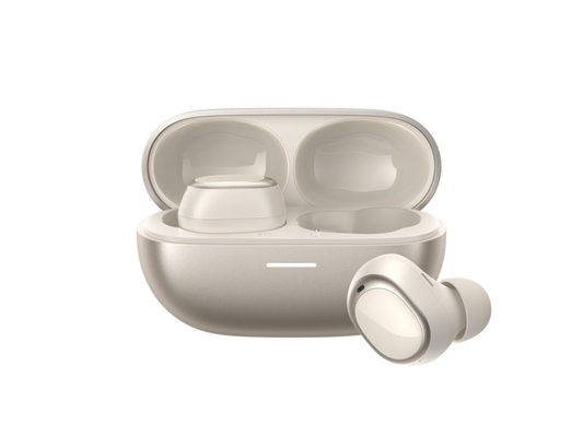 QCY MeloBuds A30 Gold - Adaptive A.I. ANC -60dB - 3 devices switch - IPX5 - 8mic Calls - Stemless