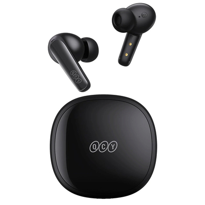QCY T13X TWS Black - 30 hour battery True Wireless in-ear earbuds - Quick Charge 380mAh Gaming 0,068