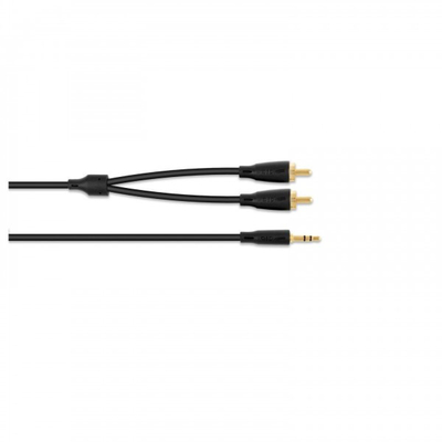 QED Connect 3.5MM Jack‐Phono 3M, (Black).QE8117