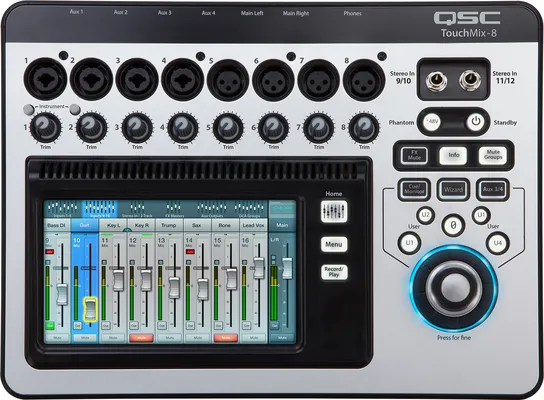QSC Touchmix-8 Ψηφιακή Κονσόλα 8 καναλιών με οθόνη αφής.
