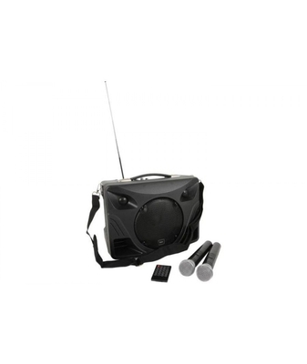 Qtx DELTA-50 Φορητό Desktop PA με Bluetooth (Σετ) Black