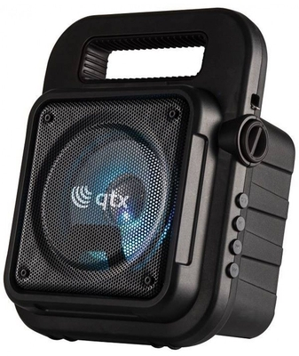 Qtx Effect Φορητό Ηχείο Πάρτυ Bluetooth 6.5" 10W RMS (Τεμάχιο) Black
