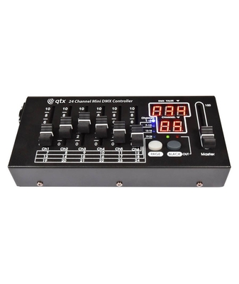 Qtx MDMX-24 Mini DMX Ελεγκτής 24 Καναλιών (Τεμάχιο)