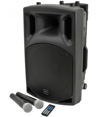 Qtx QX12PA-Black VHF Φορητή Mονάδα με Bluetooth 100W RMS (Σετ) Black