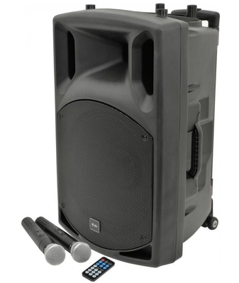 Qtx QX15PA-Black VHF Φορητή Μονάδα PA με Bluetooth 100W RMS (Σετ) Black