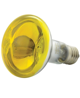 Qtx R80-Y Έγχρωμος ανακλαστικός λαμπτήρας E27 YELLOW (Τεμάχιο)