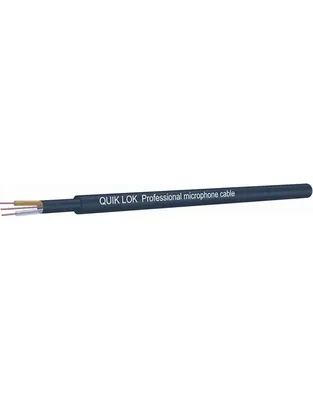 QUIKLOK CM-675 Kαλώδιο Mικροφώνου Μαύρο 2 x 0.22 mm²