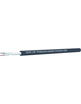QUIKLOK CM-780 Kαλώδιο Mικροφώνου Μαύρο 2 x 0.50 mm²