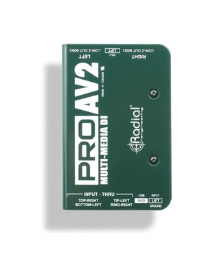 RADIAL PRO-AV2 Passive Di Box Stereo