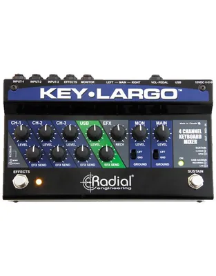 RADIAL Tonebone Key-Largo Keyboard Mixer Πετάλι