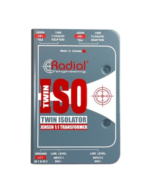 RADIAL TWIN-ISO Line Level Isolator