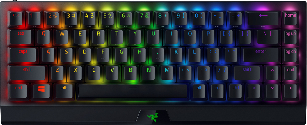 Razer BLACKWIDOW V3 MINI Yellow Switch 65% Wireless (2,4 & Bluetooth) Mechanical Gaming Keyboard US.RZ03-03890100-R3M1