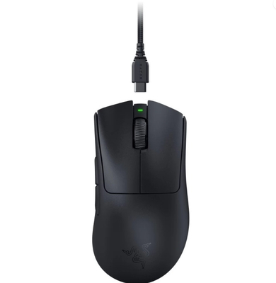 Razer DEATHADDER V3 HYPERSPEED - 55g Ultralight Wireless Gaming Mouse - 100h Battery - 26K DPI