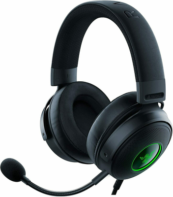 Razer Gaming Headset Kraken V3 RGB USB Black wired.RZ04-03770200-R3M1