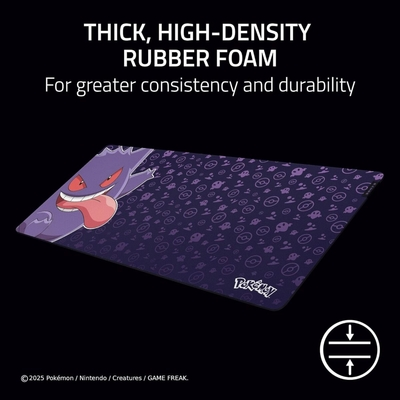 Razer Gigantus V2 XXL Pokemon Gengar Edition - Cloth Gaming Mousepad - Thick High-Density&nbsp;Foam&nbsp;Base