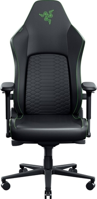 Razer Iskur V2 NewGen Black - Lumbar Support - Leather with CoolTouch - Steel Frame - 136 kg