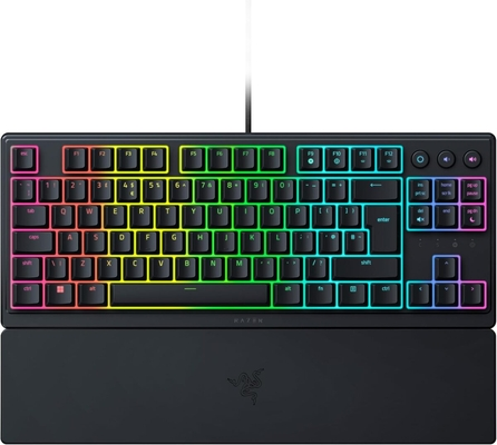 RAZER ORNATA V3 TENKEYLESS - Mecha Membrane Gaming Keyboard - Low Profile - UV COATED KEYCAPS - UK L